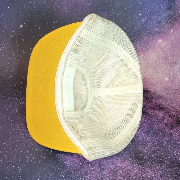 Vintage Bueller Tile Yellow Adjustable Snapback - Picture 3 of 3